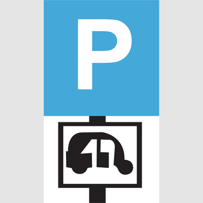 What is the symbol for “Parking Lot for Auto Rickshaws”?